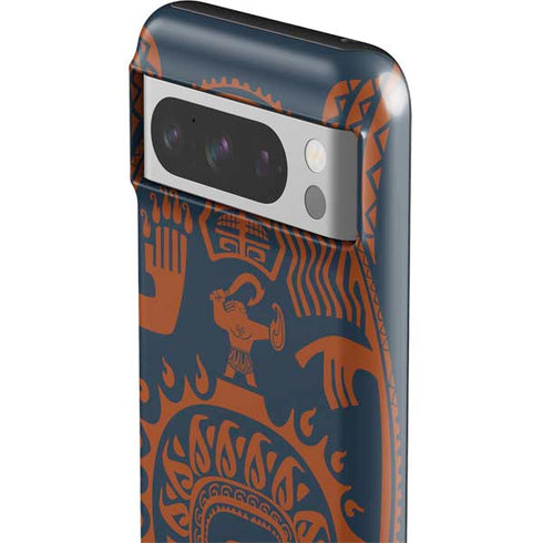 Disney Moana Octopus Tropical Print Art Google Pixel 8 Pro Impact Case